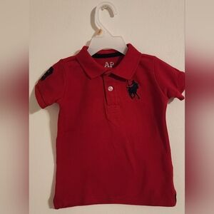 Kids Classic Red Polo Shirt
